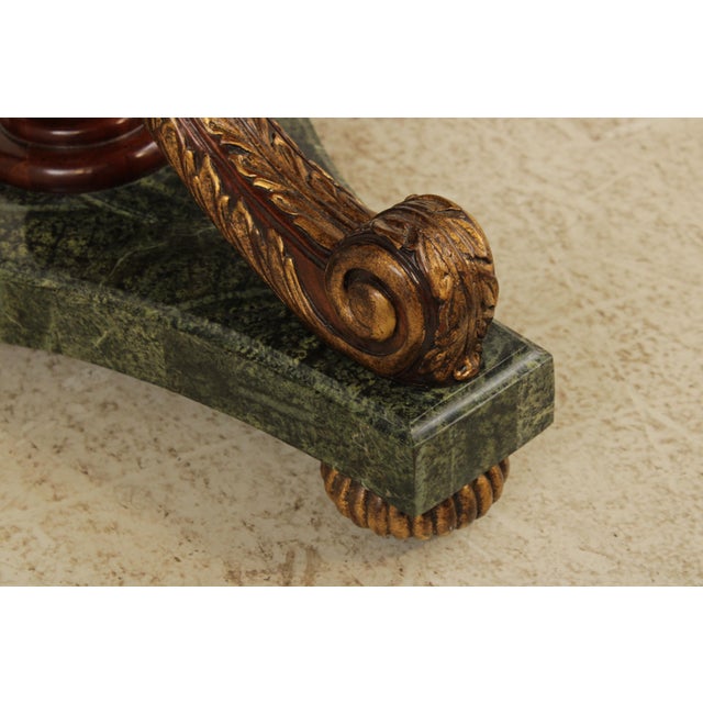 Maitland Smith Round Marble Top Louis XV Center Table For Sale In Philadelphia - Image 6 of 12