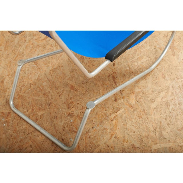 Blue Lido Lounger in Blue by Battista and Gino Giudici, 1935 For Sale - Image 8 of 15