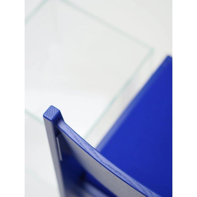 01 Barh Chair in Blue from barh.design For Sale - Image 10 of 13