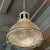 Mid 20th Century Mid 20th Century Industrial Holophane Caged Factory Pendant Light For Sale - Image 5 of 9