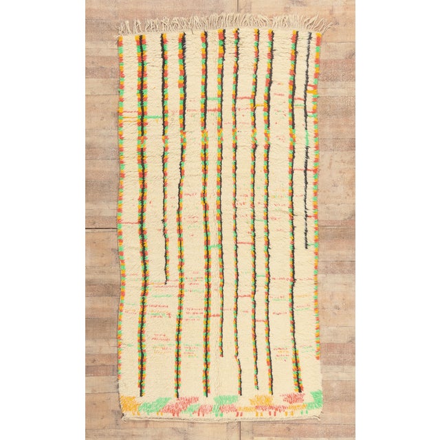 Vintage Azilal Moroccan Rug, 05'00 X 09'09 For Sale - Image 10 of 10