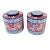 Vintage Modern Asian Chinoiserie Large Ginger Jars, Koi Fish Pattern, Designed by Jean Dange Paris, a Pair For Sale