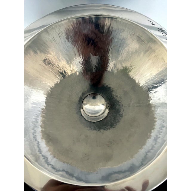 Silver Large and Stunning Sculptural Silver Vessel Graziella Laffi For Sale - Image 8 of 18