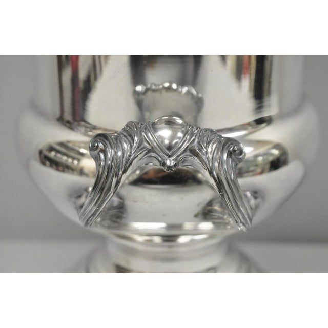 Vintage Fb Rogers Silver Plated Trophy Cup Urn Champagne Chiller Ice Bucket For Sale - Image 4 of 16