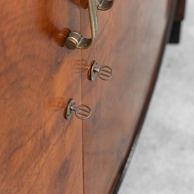 1930s Art Deco Sideboard in Burl Wood, 1930s For Sale - Image 5 of 10