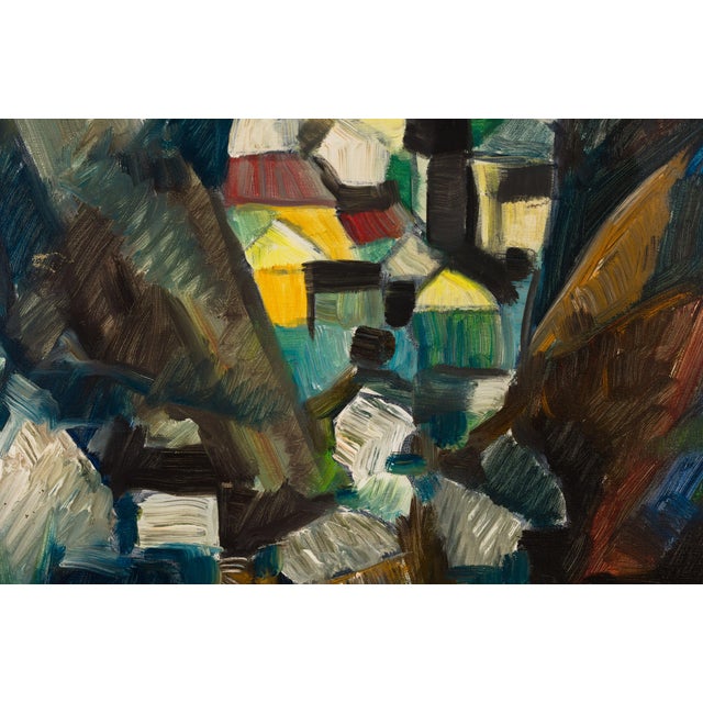 Mid-Century Modern Ebbe Höglund, Dream Picture, 1960s, Oil on Canvas For Sale - Image 3 of 12