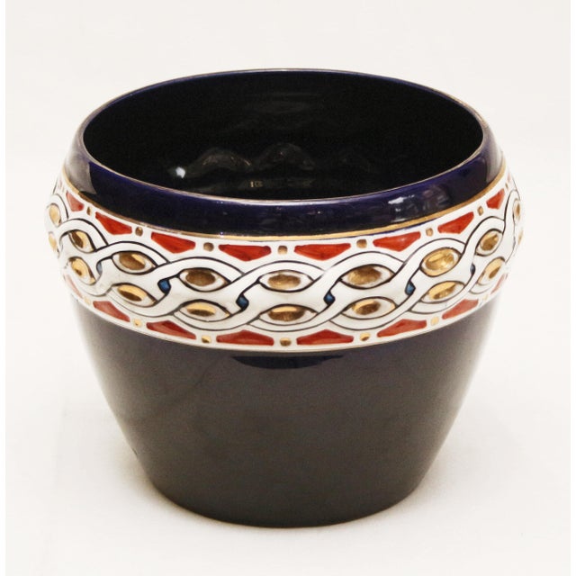 Art nouveau cachepot - julius dressler flower pot produced by julius dressler 1915/25. julius dressler porcelain –...