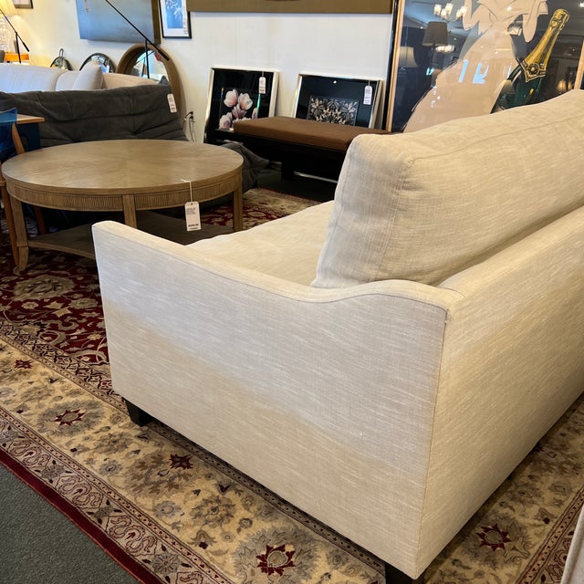 Textile Moss Studios Slope Arm Sofa For Sale - Image 7 of 12