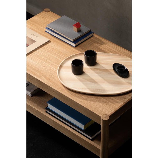Available in two sizes, Citizen Coffee Table follows the same aesthetics as the Citizen dining set: uncovered round legs...