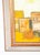 Mid Century Modern Painting Art Abstract Landscape Frame Cityscape Abstract MCM For Sale - Image 10 of 12