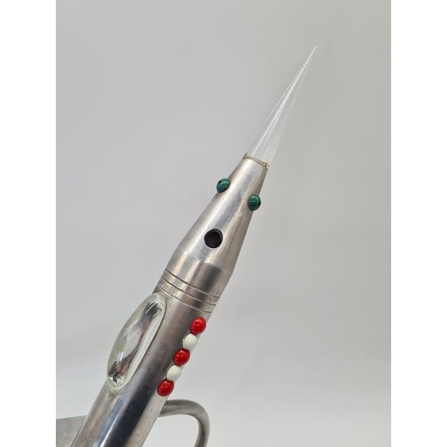 Vintage Table Lamp in Aluminium, 1960s For Sale - Image 6 of 17