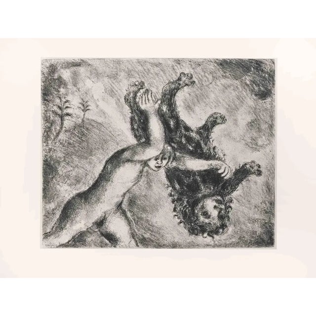 Etching on Montval wove paper, realized by Marc Chagall in 1931-39 and published by Tériade in 1956. Edition of 275+30 out...