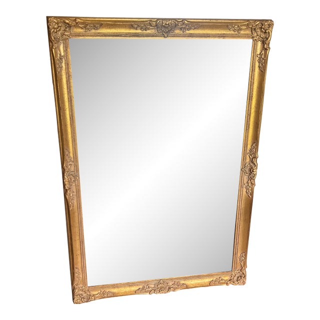 Vintage De La Torre Bros. Louis XV Style Giltwood Wall Mirror For Sale