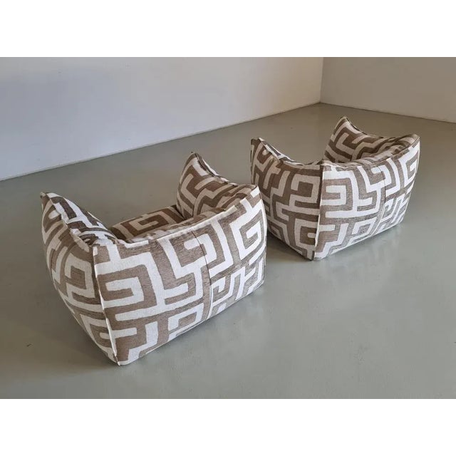 Set of Le Bambole Lounge Chairs by Mario Bellini for C&b Italia, 1970s For Sale - Image 6 of 12