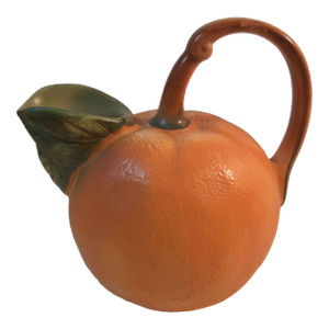 Italian Orange Fruit Pitcher