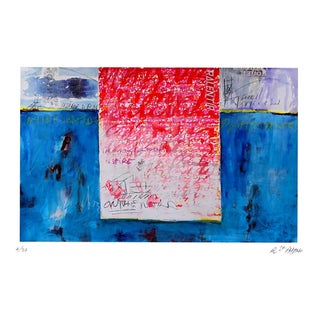 Richard Saint-Amans, Abstract 1, 2019, Silkscreen Print For Sale