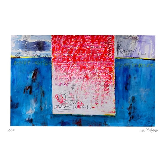 Richard Saint-Amans, Abstract 1, 2019, Silkscreen Print For Sale