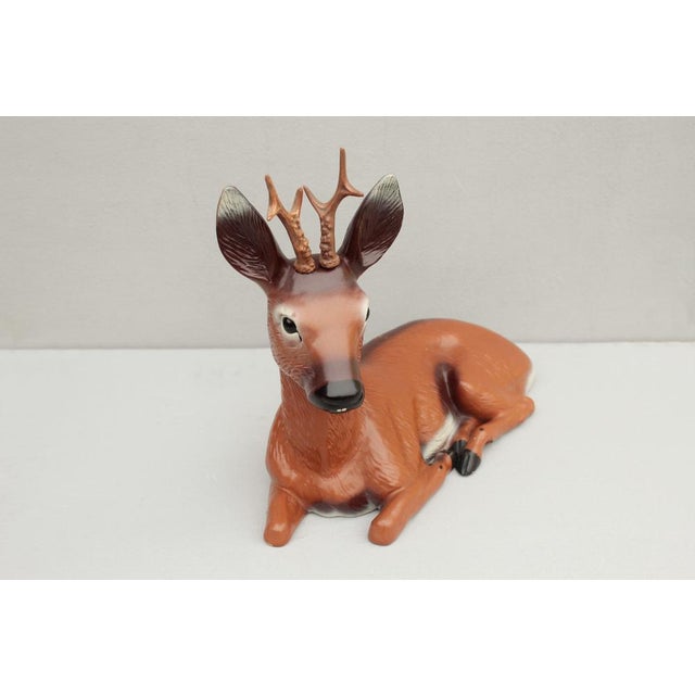 Roebuck in Ceramic by Heissner, 1950s For Sale - Image 13 of 18