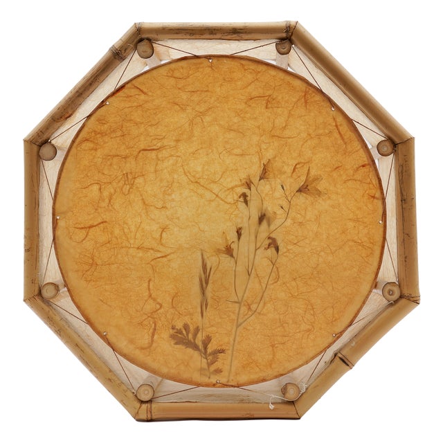 Large Mid-Century Modern Japanese Wall Lamp in Bamboo and Rice Paper, 1960s For Sale