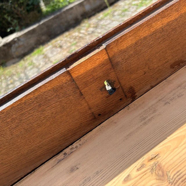 Antique Biedermeier Oak Chest of Drawers, 1820s For Sale - Image 10 of 11