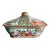 Antique Rose Medallion Covered Tureen For Sale