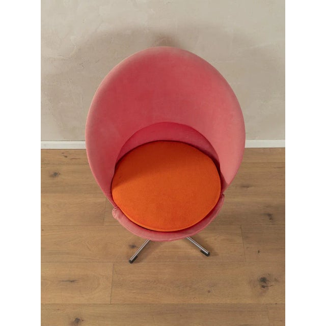 Textile Red Cone Chairs by Verner Panton for Nehl Küchen, 1950s, Set of 2 For Sale - Image 7 of 12