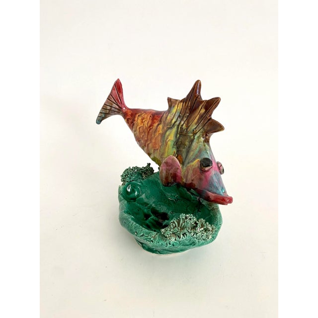 1950s French Vallauris Kitsch Fish Bowl For Sale In Los Angeles - Image 6 of 10