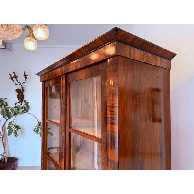 Antique Biedermeier Display Cabinet For Sale - Image 14 of 18
