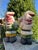 1950s Vintage Ceramic Stone Garden Gnomes, France, 1950s, Set of 2 For Sale - Image 5 of 12