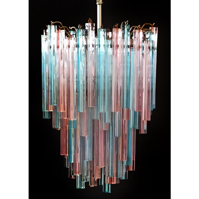 Vintage Murano Chandelier, 1980 For Sale - Image 4 of 16