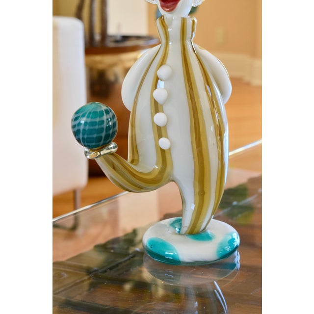 Glass 1980s Italian Murano Clown Glass Decanter For Sale - Image 7 of 9