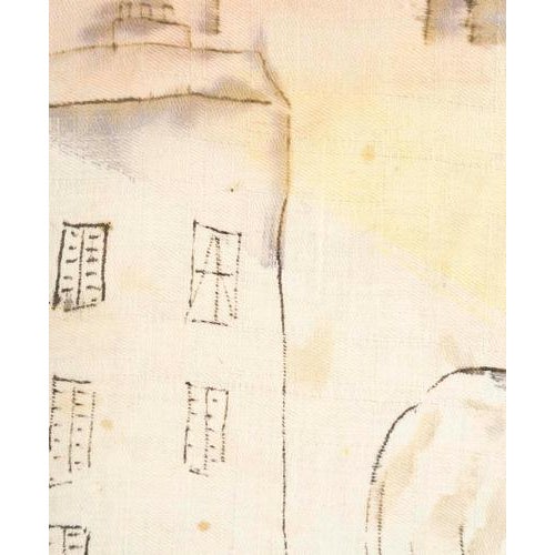 Jochen Michaelis, Child’s Head, Watercolor on Canvas For Sale - Image 4 of 9