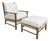Cr Laine June Rush Chair and Ottoman Set For Sale
