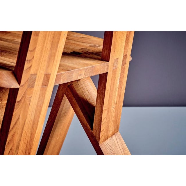 S45 Chairs in Elm Wood by Pierre Chapo, 1970s, Set of 6 For Sale - Image 13 of 14