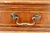 Early 20th Century Chippendale Style Mahogany and Satinwood Writing Desk With Brass Hardware and Fall-Front Drawer For Sale - Image 11 of 11