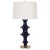 A Contemporary Tribute To Classic Chinoiserie, This Table Lamp's Fluted Base Is Formed From Sculpted Ceramic In A Rich...