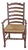 Vintage Ladder-Back Dining Chairs with Wicker Seats, 1970, Set of 8 For Sale