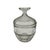 Vintage Clear Glass Lidded Vanity Jar With Ribbed Base For Sale - Image 11 of 12