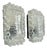 Bubble Glass Wall Sconces in the style of Helena Tynell, Germany, 1970s, Set of 2 For Sale