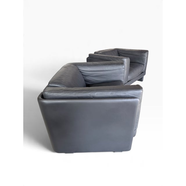 Le Capannelle Chairs by Tito Agnoli for Poltrona Frau, 1980s, Set of 2 For Sale - Image 9 of 13