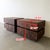 Pair of Vintage Mid Century Modern Burlwood Nightstands 1970s For Sale - Image 10 of 10