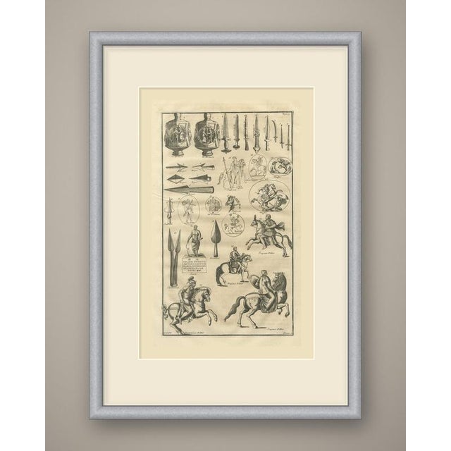 This is an original antique copper engraving, uncolored, a single page plate from the fourth volume of montfaucon's...