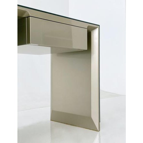Phantom 60 Goldsnow Lacquer and Calacatta Oro High Bedside Table by Casa Casati For Sale - Image 4 of 17