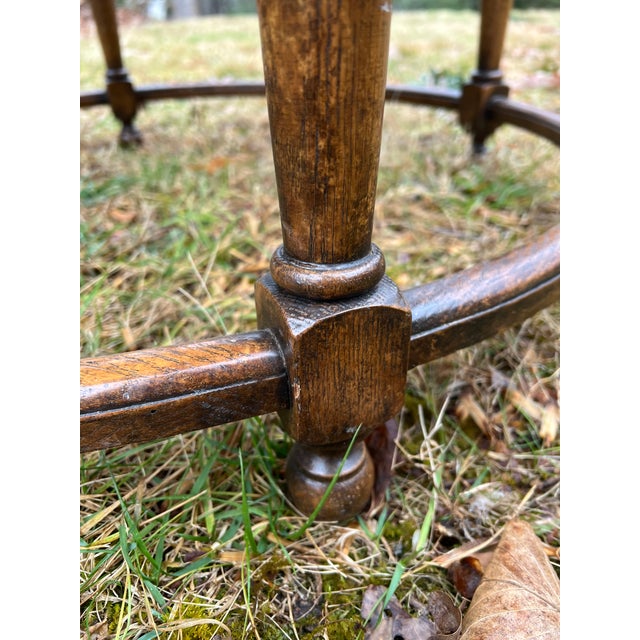 Large Oak Side Table by Minton Spidell For Sale - Image 4 of 6
