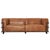 "Oh Henry! We are excited to introduce this Industrial Modern leather living room seating collection. The scale is perfect...