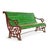 Bench in Wood and Cast Iron with Green Patina, 1940s For Sale - Image 6 of 6
