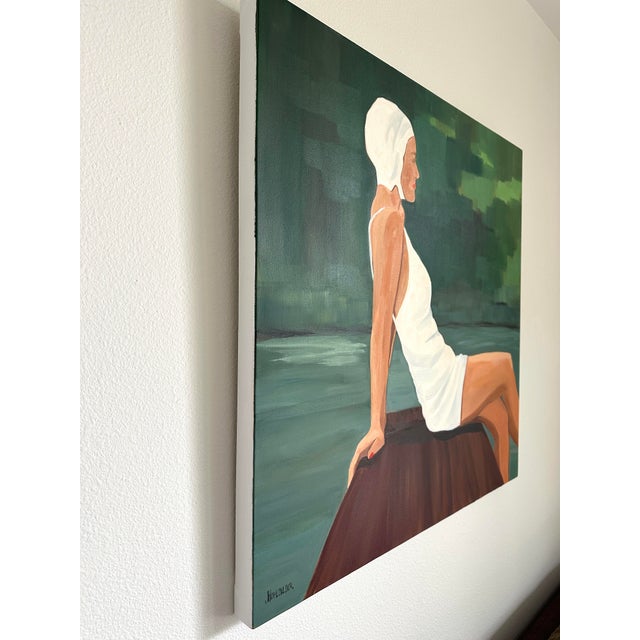 2020s "Lake View" Modern Original Oil Painting, by Jennifer Hohlfelder For Sale - Image 5 of 10