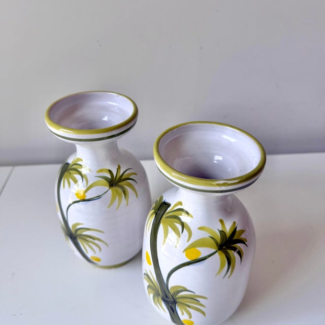 Fratelli Fanciullacci 1970s Italian Bamboo Pottery Vases: A Pair For Sale - Image 4 of 8