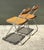 Vintage Italian Chrome and Cane Folding Chairs - A Pair For Sale - Image 15 of 18