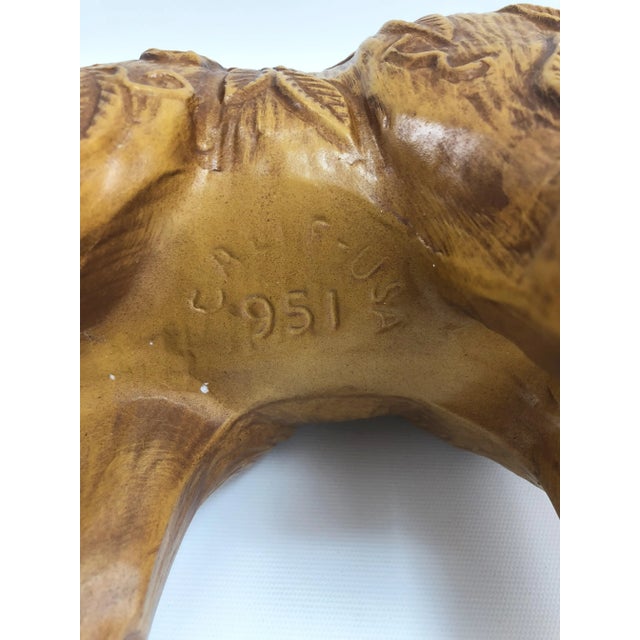 Mid-Century California Pottery Floral Horse For Sale In Boston - Image 6 of 8